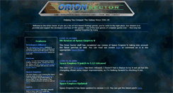 Desktop Screenshot of orionsector.com